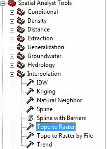 Topo to Raster en Arcgis