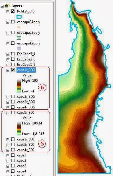 Conversión de raster en Arcgis