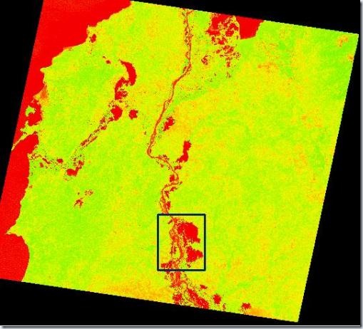 Cambiando el color al NDVI
