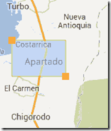 MDE de la zona de interés